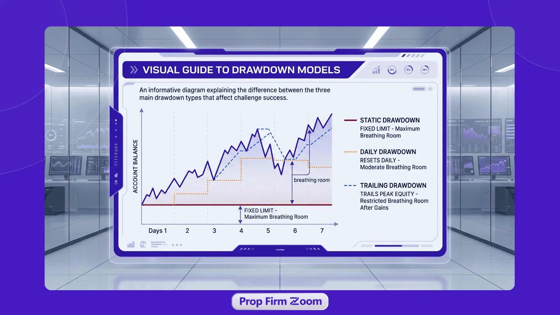 Static drawdown vs trailing drawdown review