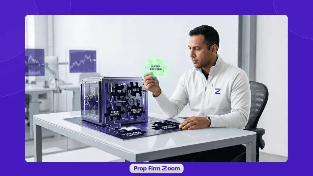 On Chain Payout in Prop Firm Reviews