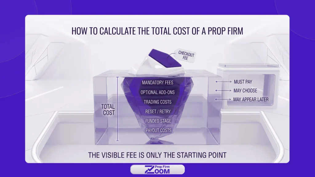 Calculate Total Cost of Prop Firm